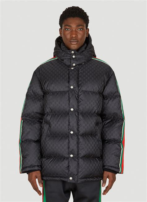 gucci red velvet jacket|gucci black puffer jacket.